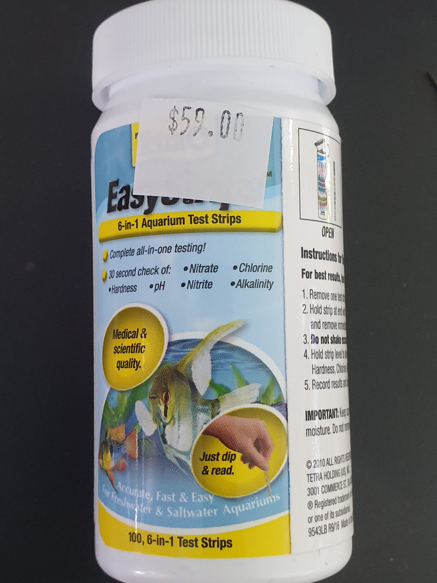 Tetra Easy Strips 6 in 1. 100 tests Melbourne Tropical Fish