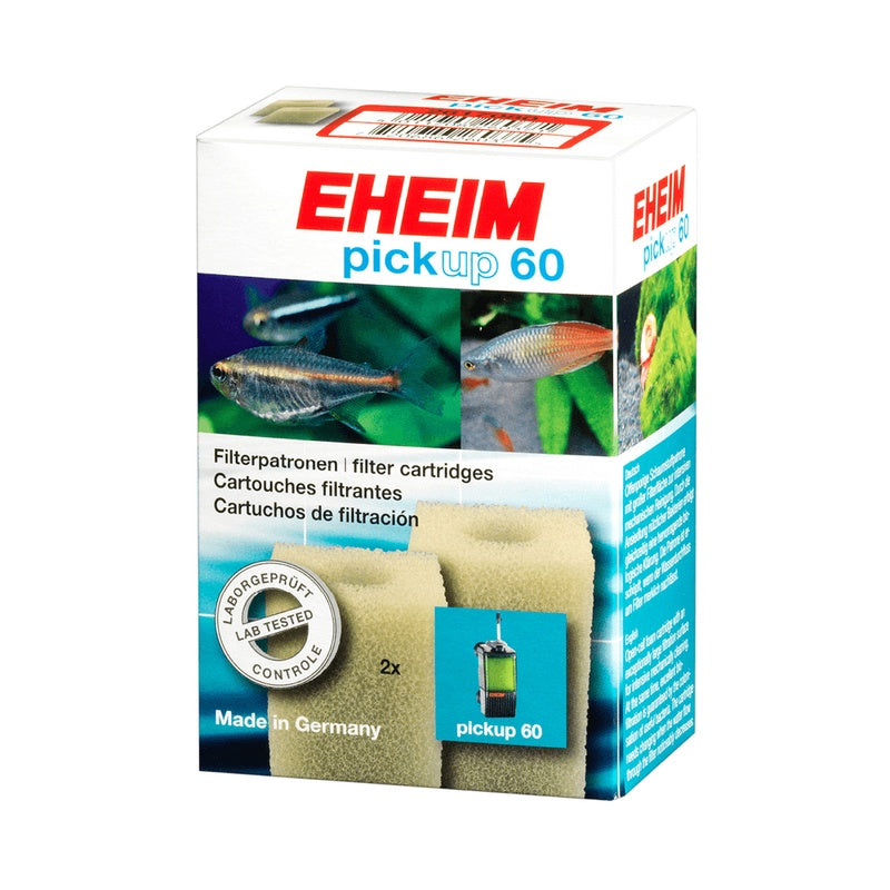 Eheim Pick Up 60 (2008) 2 x Foam Cartridge Replacements
