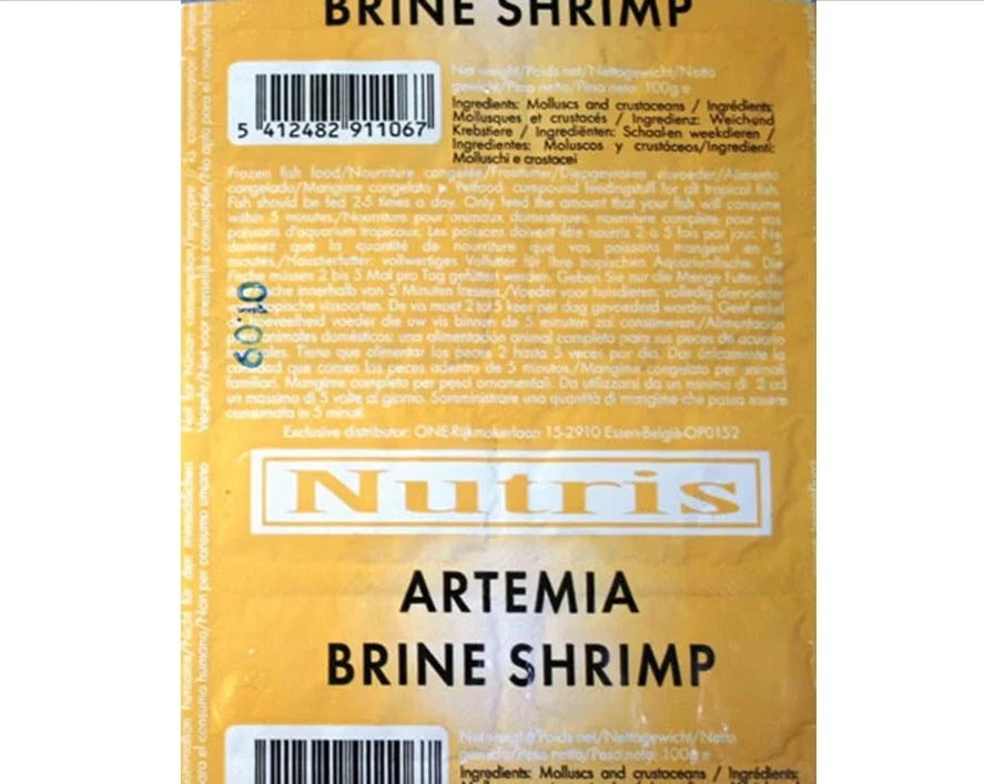 HOT Artemia Frozen Brine Shrimp For Betta Nutris Frozen Brine