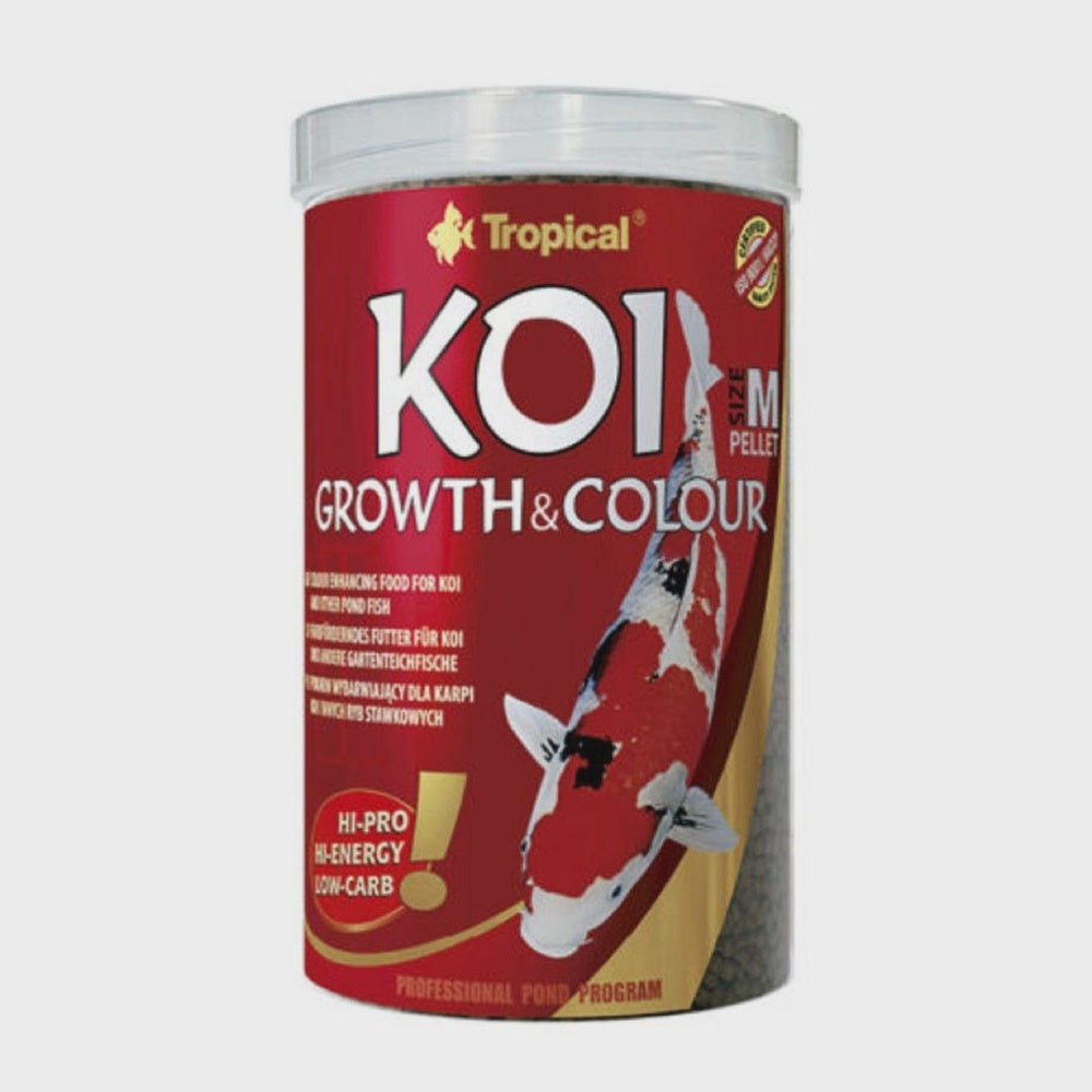 Tropical Koi Growth & Colour Pellet Med 350g