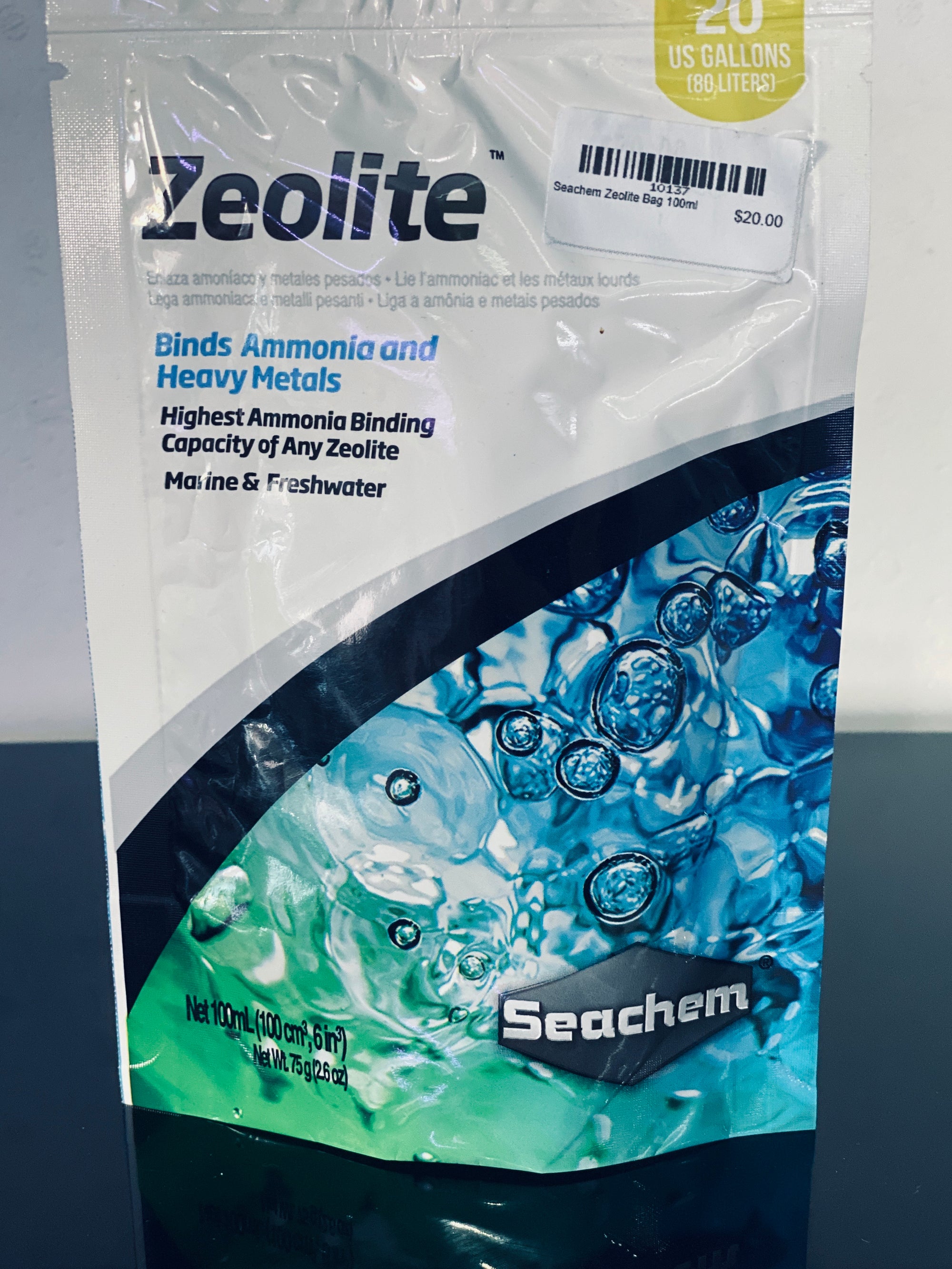 Seachem Zeolite Bag 100ml